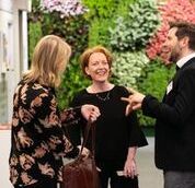 Claire McCluskey, Empirico and Grace Binchy, Bord Bia with Chris Upton, Chair The Marketing Society and CEO Havas
